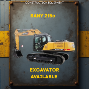 SANY 215c Excavator Available For Sale