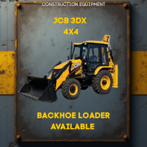 JCB 3DX 4X4 Backhoe Loader Available for Sale