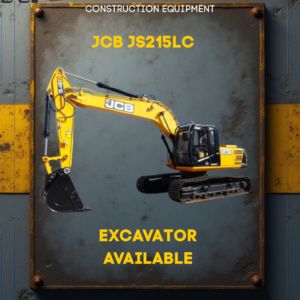 JCB JS215LC Excavator Available For Sale