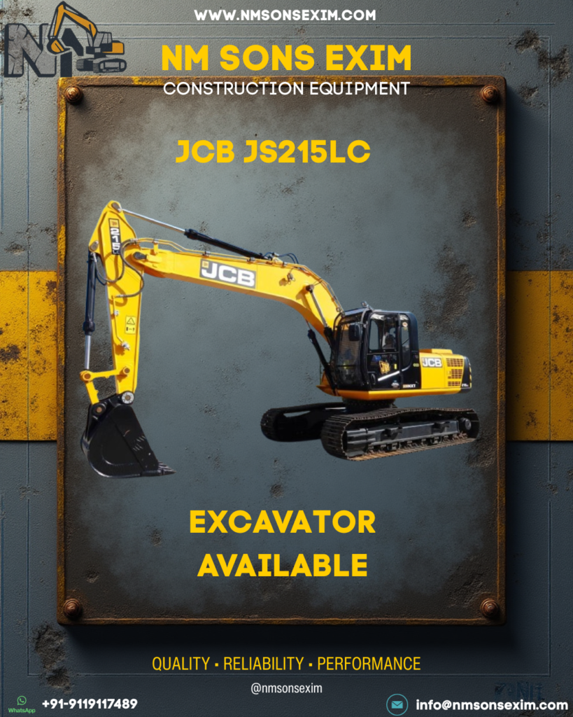JCB JS215LC Excavator Available For Sale