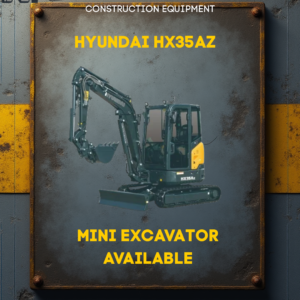 Hyundai HX35AZ Mini Excavator Available For Sale