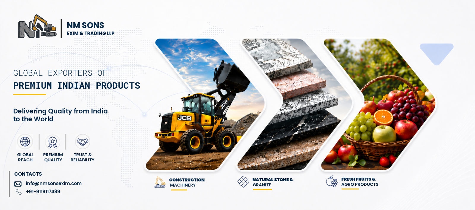 Merchant Exporter from India - NM SONS EXIM