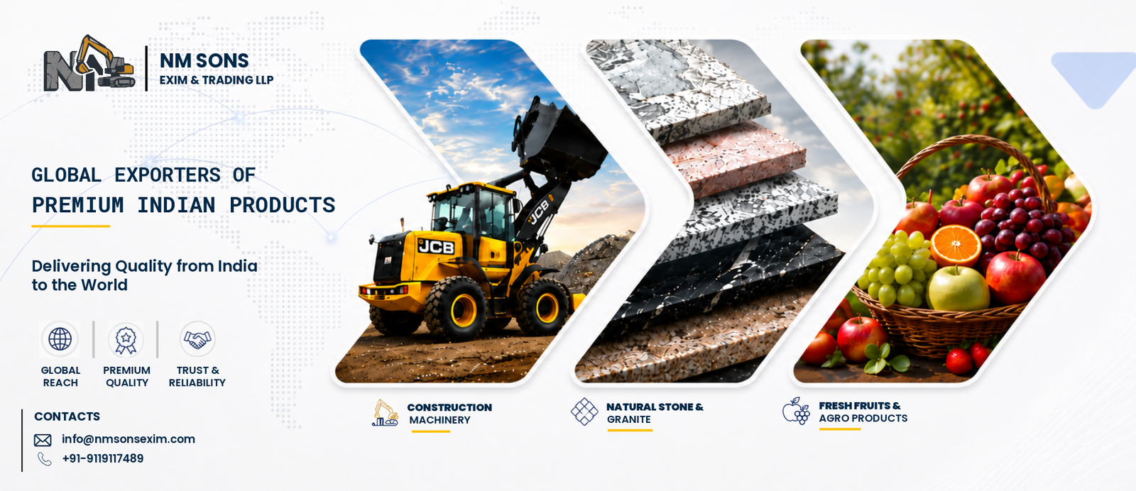 Merchant Exporter from India - NM SONS EXIM